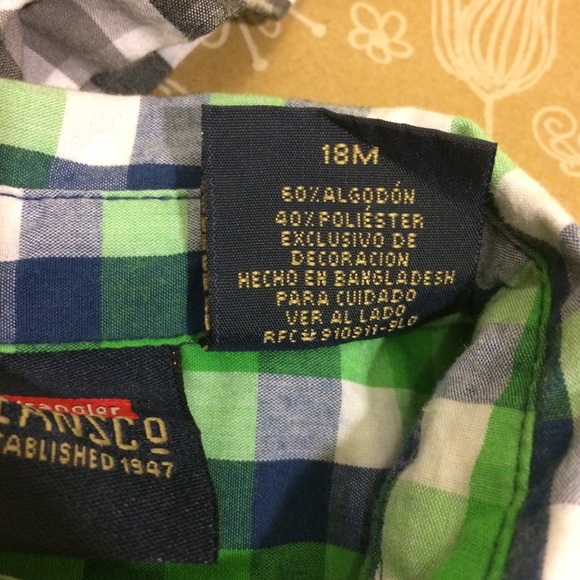 Baby pair of bodysuit plaid - Picture 7 of 7